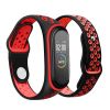  Зображення Ремінець BeCover Nike Style для Xiaomi Mi Smart Band 5/Mi Smart Band 6/Mi Smart Band 7 Black-Red (70 