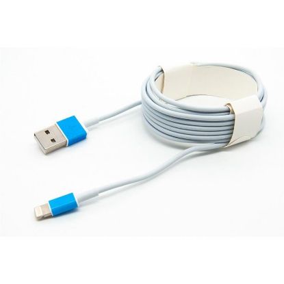  Зображення Кабель 3m USB 2.0 / Lightning Dengos White (PLS-L-3M-WHITE) 