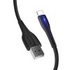  Зображення Кабель 1m USB 2.0 / Lightning Colorway (CW-CBUL034-BK) (PVC + led) Black 