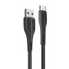  Зображення Кабель 1m USB 2.0 (AM/Micro USB) ColorWay (CW-CBUM034-BK) (PVC + led) 2.4А Black 