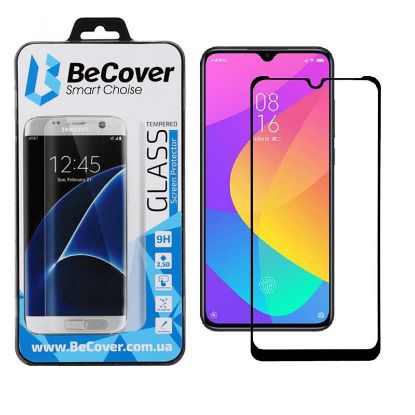  Зображення Скло захисне BeCover Xiaomi Mi A3/CC9e Black (703950) 