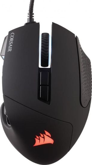  Зображення Corsair SCIMITAR RGB ELITE, MOBA/MMO Gaming Mouse, Black, Backlit RGB LED, 18000 DPI, Optical (EU version), EAN:0840006616214 