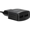  Зображення Мережевий зарядний пристрій Defender UPA-22 (2xUSB 2.1A) Black (83579) 