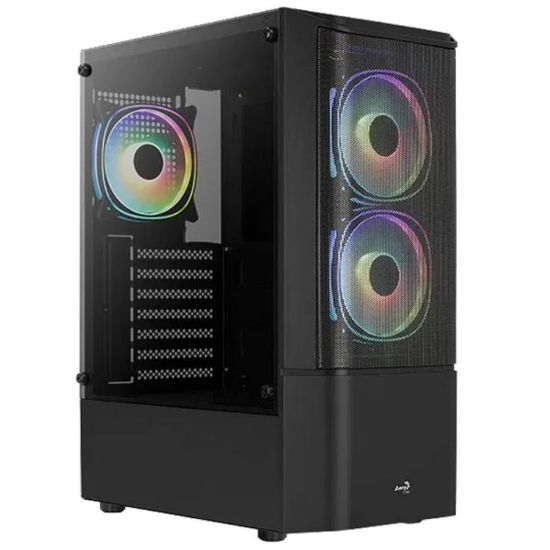  Зображення Корпус Midi-ATX Aerocool Quantum Mesh (QuantumMesh-G-BK-v2) без БП) 