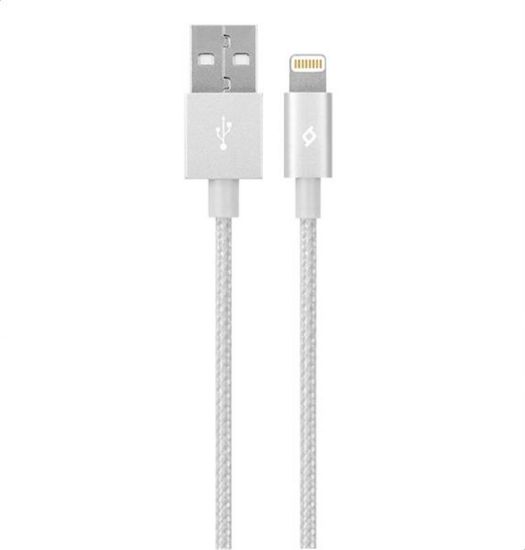  Зображення Кабель Ttec (2DKM02G) USB - Lightning, AlumiCable, 1.2м, Silver, MFi 