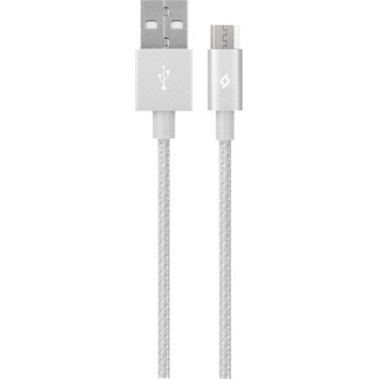  Зображення Кабель Ttec (2DK11G) USB - мicroUSB AlumiCable, 1.2м, Silver 