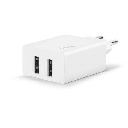  Зображення Мережевий зарядний пристрій Ttec SmartCharger DUO 2хUSB 2.4А/12Вт White (2SCS21B) 