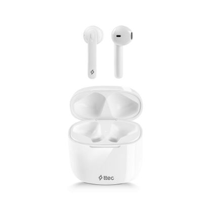  Зображення Bluetooth-гарнітура Ttec AirBeat LiteTrue Wireless Headsets White (2KM129B) 