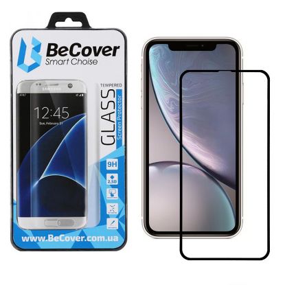  Зображення Скло захисне BeCover Apple iPhone 11 Black (704103) 