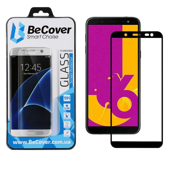  Зображення Скло захисне BeCover Samsung Galaxy J6 2018 SM-J600 Black (702231) 