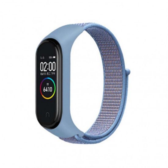  Зображення Ремінець BeCover Nylon Style для Xiaomi Mi Smart Band 5/Mi Smart Band 6 Light Blue (705425) 