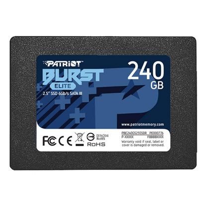  Зображення Накопичувач 2.5" SSD 240GB Patriot Burst Elite (PBE240GS25SSDR) 