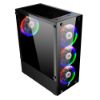  Зображення Корпус 1stPlayer Rainbow V2-A-4R1 Color LED Black без БЖ 