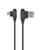  Зображення Кабель Luxe Cube Game USB-microUSB, 1м, чорний (8886668686143) 