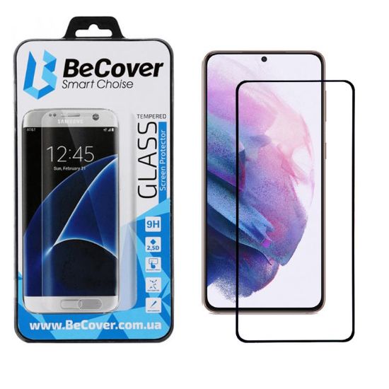  Зображення Скло захисне BeCover Samsung Galaxy S21 Plus SM-G996 Black (705916) 