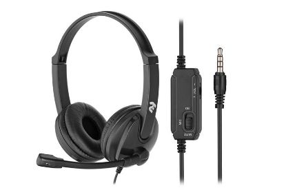  Зображення Гарнітура ПК стерео On-ear 2E CH12 mini-jack, omni-mic, 1.2м, чорний 