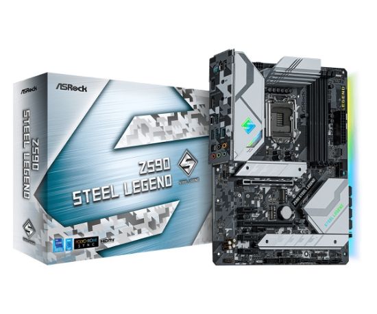  Зображення Материнська плата ASRock Z590 Steel Legend Socket 1200 