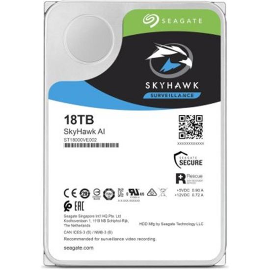  Зображення HDD SATA 18TB 7200RPM 6GB/S/256MB ST18000VE002 SEAGATE 