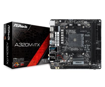  Зображення Материнська плата ASRock A320M-ITX sAM4 A320 2xDDR4 2xHDMI mITX 