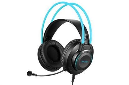  Зображення HeadPhone+Mic A4-Tech FH200U (Blue)) 