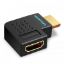  Зображення Адаптер Vention HDMI M - HDMI F, v2.0, угол 270 (AICB0) 
