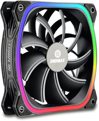  Зображення Вентилятор Enermax SquA RGB (3pcs Pack) (UCSQARGB12P-BP3); 120х120х26мм, 3-pin, 4-pin 