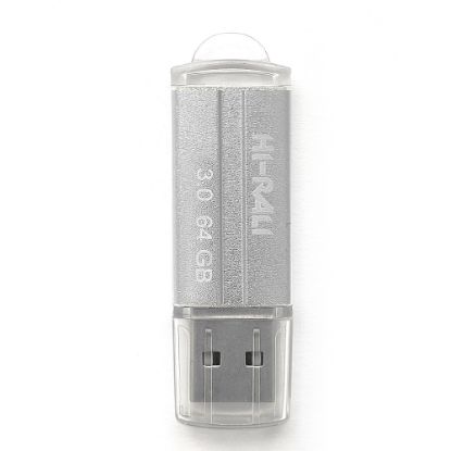  Зображення Флеш-накопичувач USB3.0 64GB Hi-Rali Corsair Series Silver (HI-64GB3CORSL) 