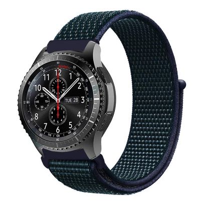  Зображення Ремінець BeCover Nylon Style для Samsung Galaxy Watch 42mm/Watch Active/Active 2 40/44mm/Watch 3 41mm/Gear S2 Classic/Gear Sport Blue-Green (705819) 