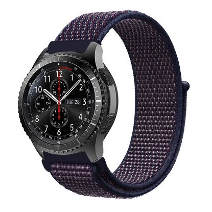  Зображення Ремінець BeCover Nylon Style для Samsung Galaxy Watch 42mm/Watch Active/Active 2 40/44mm/Watch 3 41mm/Gear S2 Classic/Gear Sport Deep Blue (705820) 