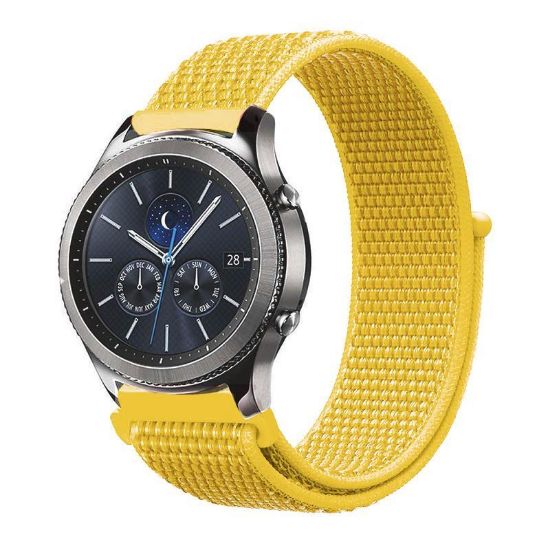  Зображення Ремінець BeCover Nylon Style для Xiaomi Amazfit Bip/Bip Lite/Bip S Lite/GTR 42mm/GTS/TicWatch S2/TicWatch E Yellow (705831) 