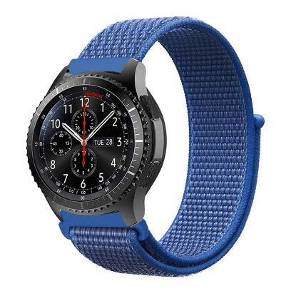  Зображення Ремінець BeCover Nylon Style для Xiaomi iMi KW66/Mi Watch Color/Haylou LS01/Watch S1 Active Blue (705881) 