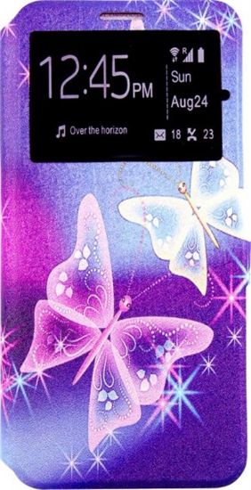  Зображення Чохол-книжка Dengos Flipp-Book Call ID для Samsung Galaxy A12 SM-A125 Рожевий метелик (DG-SL-BK-289) 