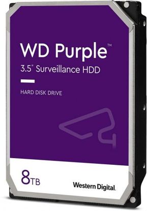  Зображення Жорсткий диск WD  8TB 3.5" 5640 128MB SATA Purple Surveillance 