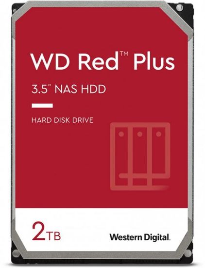  Зображення Жорсткий диск WD  2TB 3.5" 5400 128MB SATA Red Plus NAS 