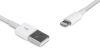  Зображення Кабель REAL-EL USB-Lightning 2m, White  (4743304104673) 