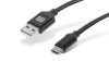  Зображення Кабель REAL-EL Premium Fabric USB-USB Type C 2m, Black (4743304104765) 