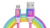  Зображення Кабель REAL-EL Premium Rainbow USB-microUSB 1m  (4743304104727) 