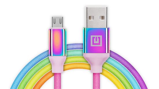  Зображення Кабель REAL-EL Premium Rainbow USB-microUSB 1m  (4743304104727) 