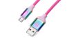  Зображення Кабель REAL-EL Premium Rainbow USB-microUSB 1m  (4743304104727) 