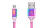  Зображення Кабель REAL-EL Premium Rainbow USB-microUSB 1m  (4743304104727) 