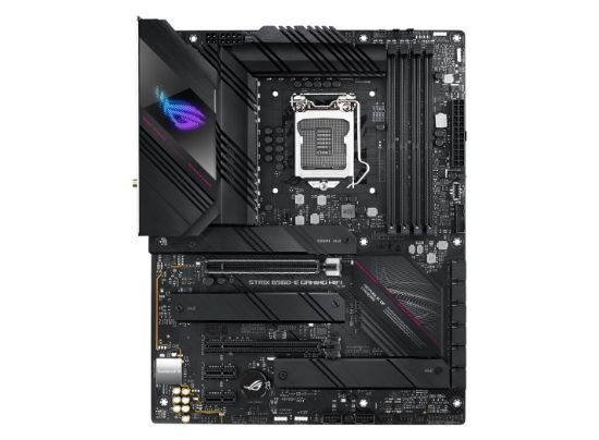  Зображення Материнська плата Socket_1200 ASUS ROG STRIX B560-E GAMING WIFI ( B560, DDR4, 128 Gb, 5133 MHz, LAN-2,5Gbit/с, DisplayPort, HDMI, 3xM.2 22110, 6xSata6.0Gb/s, Wi-Fi (802.11 a/b/g/n/ac/ax), Bluetooth 5.2, ATX) 