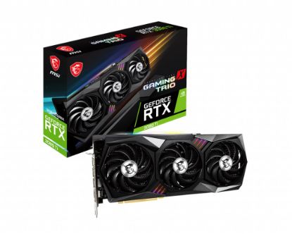  Зображення Відеокарта GF RTX 3080 Ti 12GB GDDR6X Gaming X Trio MSI (GeForce RTX 3080 Ti GAMING X TRIO 12G) 