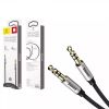  Зображення Кабель AUX Audio TRS M/M 0.5 м Yiven Audio Cable M30 срібно-чорний Baseus 