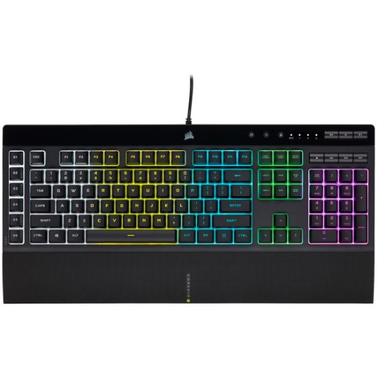  Зображення CORSAIR K55 RGB PRO Gaming Keyboard, Backlit Zoned RGB LED, Rubberdome 