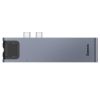  Зображення Концентратор USB-C 7-in-one smart Grey (CAHUB-L0G) 