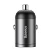  Зображення Автомобільний зарядний пристрій Baseus Tiny Star Mini PPS (1USB, 3A) 18W Gray (TZVCHX-0G) + кабель U 