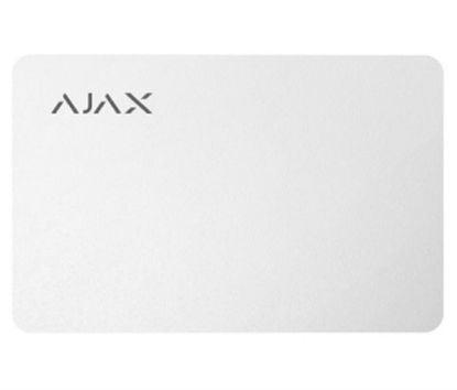  Зображення Безконтактна картка Ajax Pass white (3шт) (23496.89.WH) 