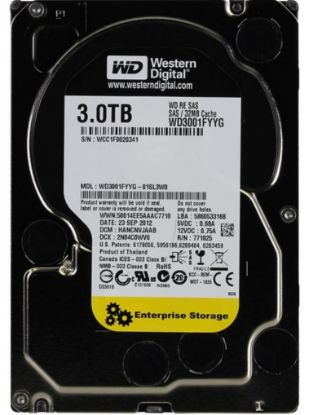  Зображення Накопичувач HDD SAS 3.0TB WD Enterprise Class 7200rpm 32MB (WD3001FYYG) 