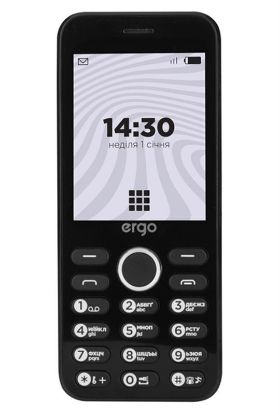  Зображення Мобiльний телефон Ergo B281 Dual Sim Black 