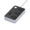  Зображення Фильтр СolorWay 3 розетки/4USB (Type-C PD20W + 3USB QC3.0) Black 2M 